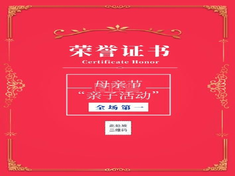 荣誉证书定制 荣誉证书定制-橙绿活力青春风